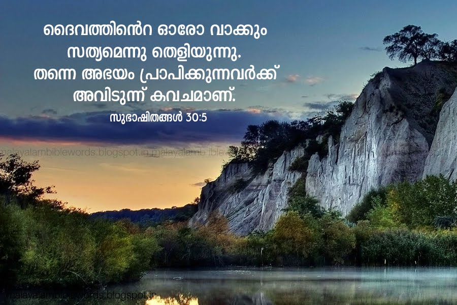 Malayalam Bible Words: proverb 30 5, malayalam, malayalam ...