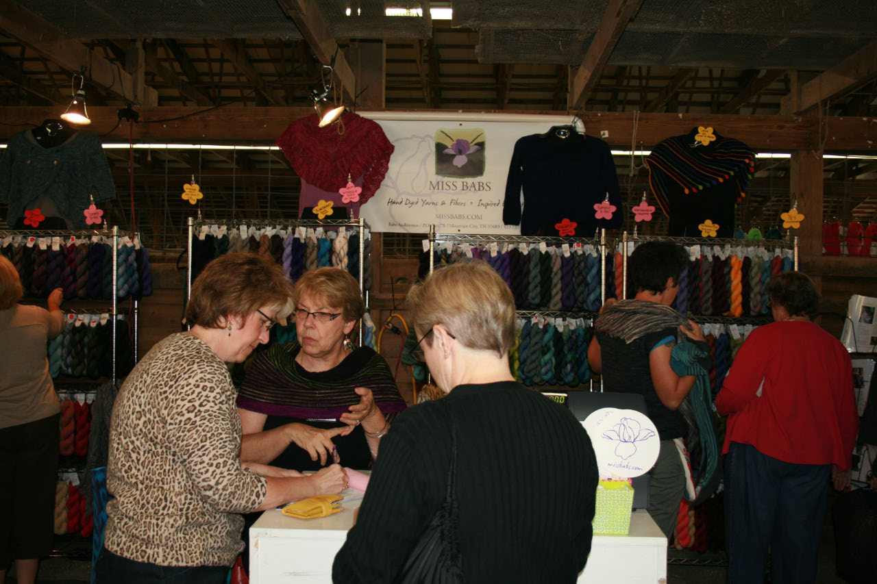 The Coffman Spinning C Fiber at Fineview Acres Michigan Fiber Festival