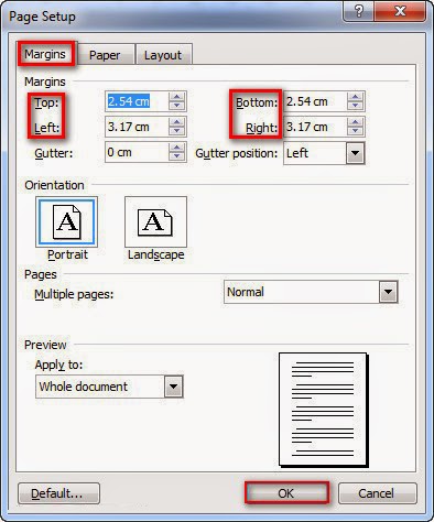 Hướng dẫn cách canh chỉnh lề trong Word 2003 theo chuẩn Hướng dẫn cách canh chỉnh lề trong Word 2003 theo chuẩn