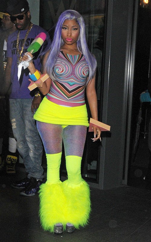 Fashion And The City Nicki Minaj London's Neon Knockout