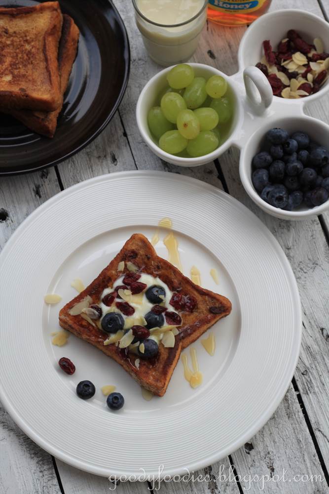 GoodyFoodies Recipe French Toast with Honey Yogurt