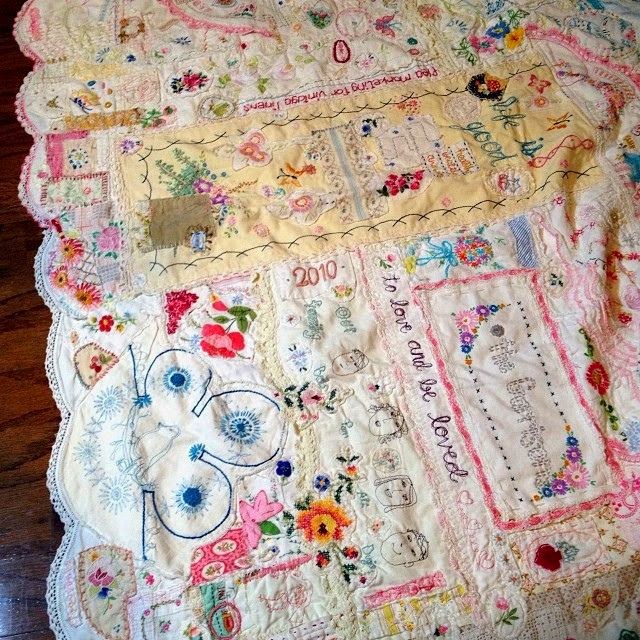 Old Fashioned Embroidery Quilts Old Fashioned Embroidery Quilts