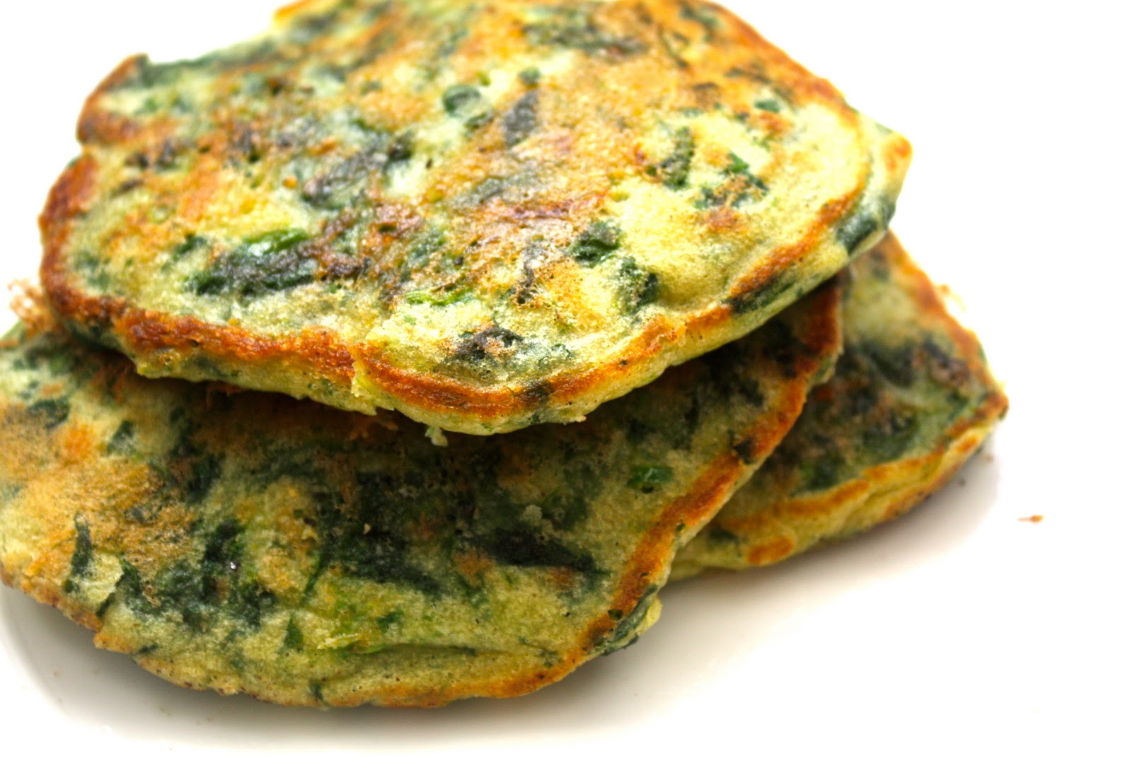 Sparrows & Spatulas Ottolenghi's Green Pancakes with Lime Butter