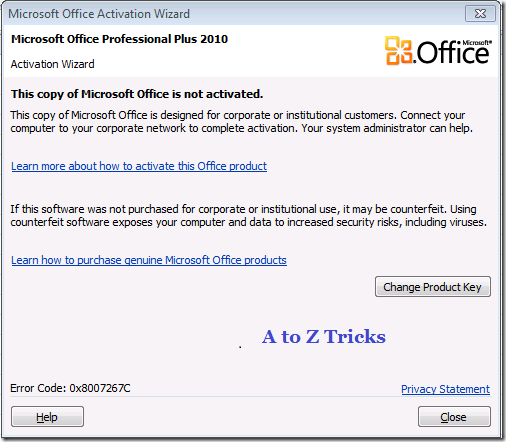 microsoft office 2010 professional plus kms activator