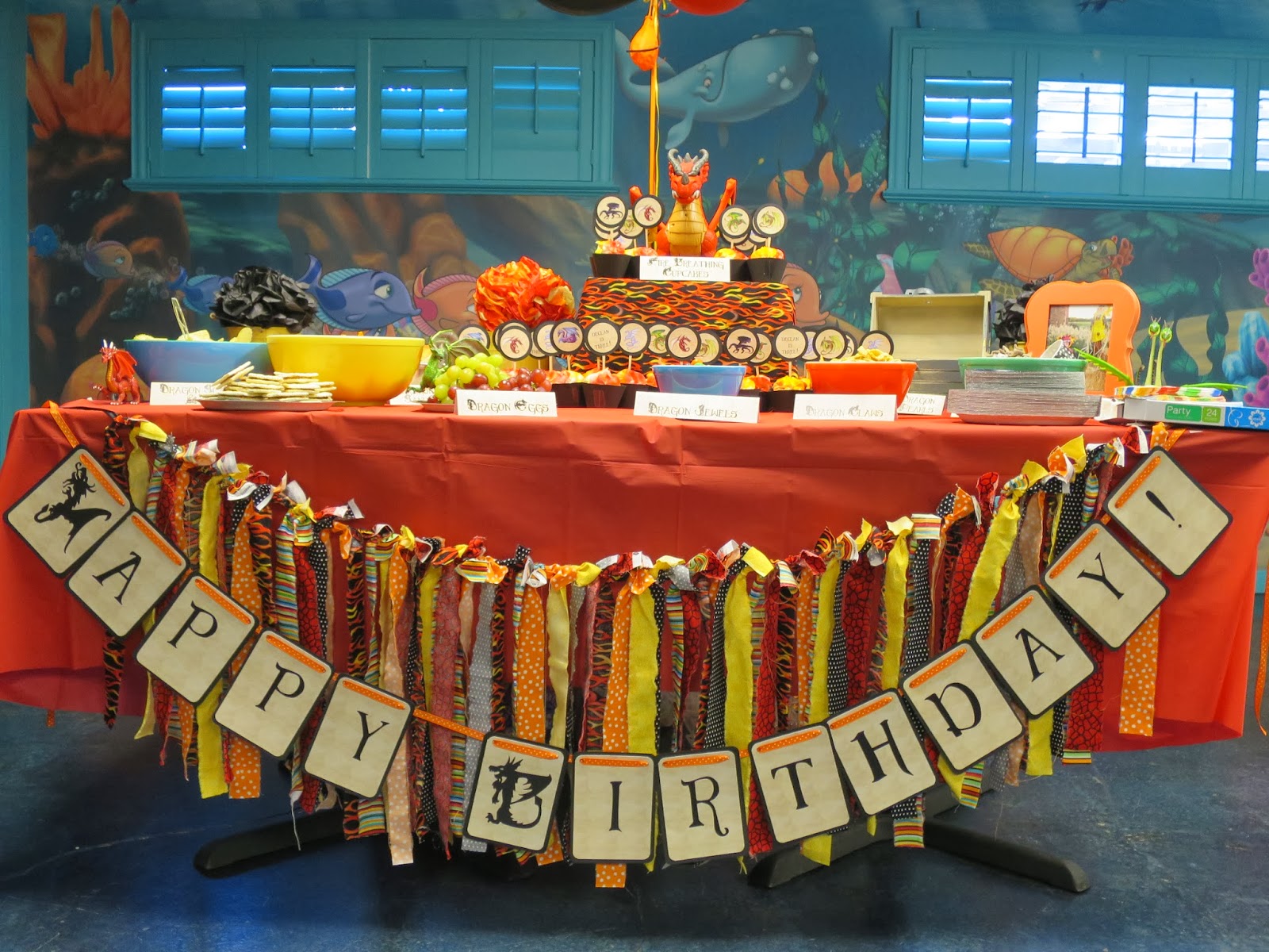 Britney's Babbles: A Very Dragon Birthday Party!