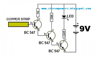 Simple Detector Wireless Electricity Circuit Diagram
