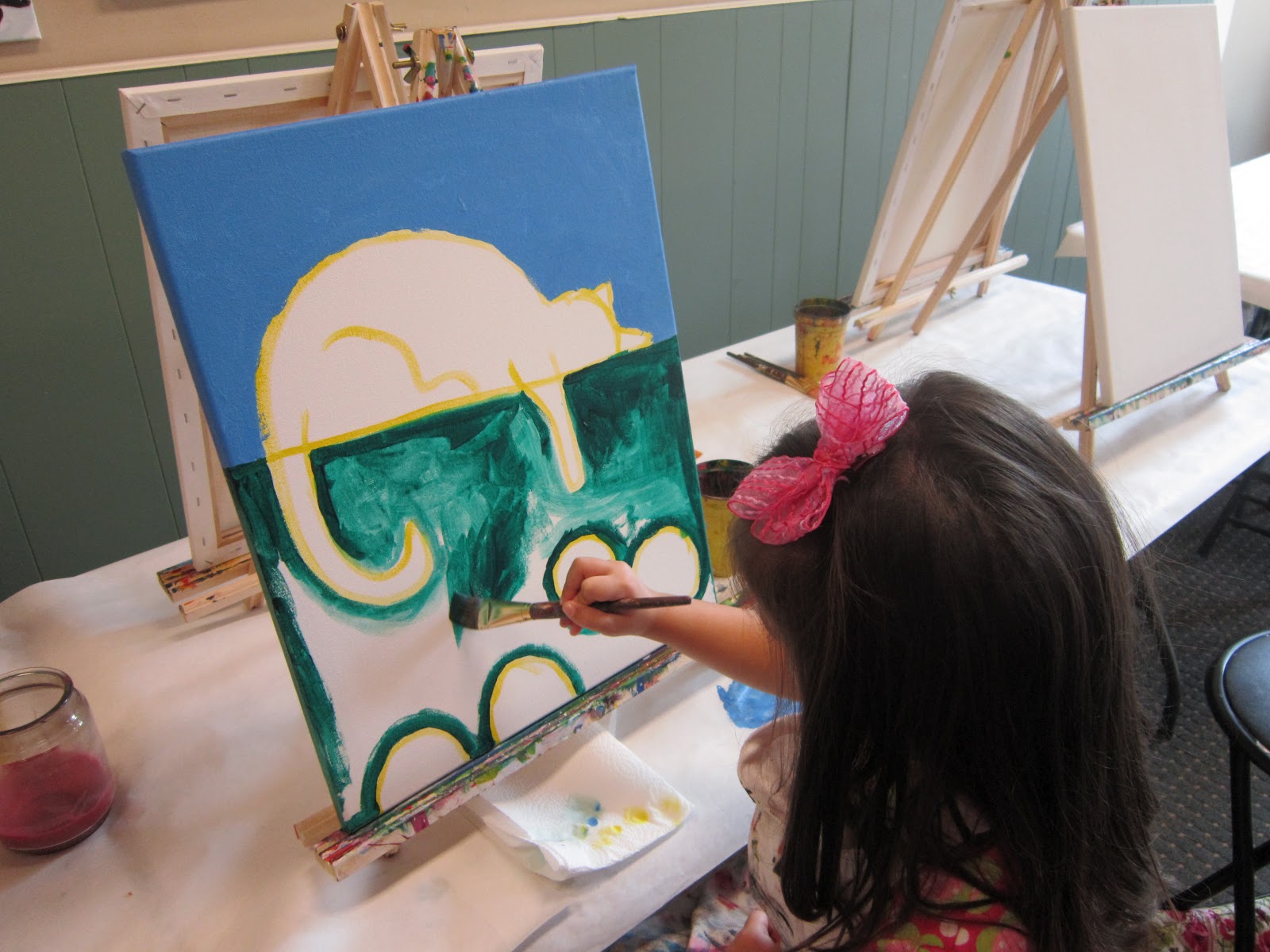 Keeping Up with The Joneses Mommy and Me Painting Class!