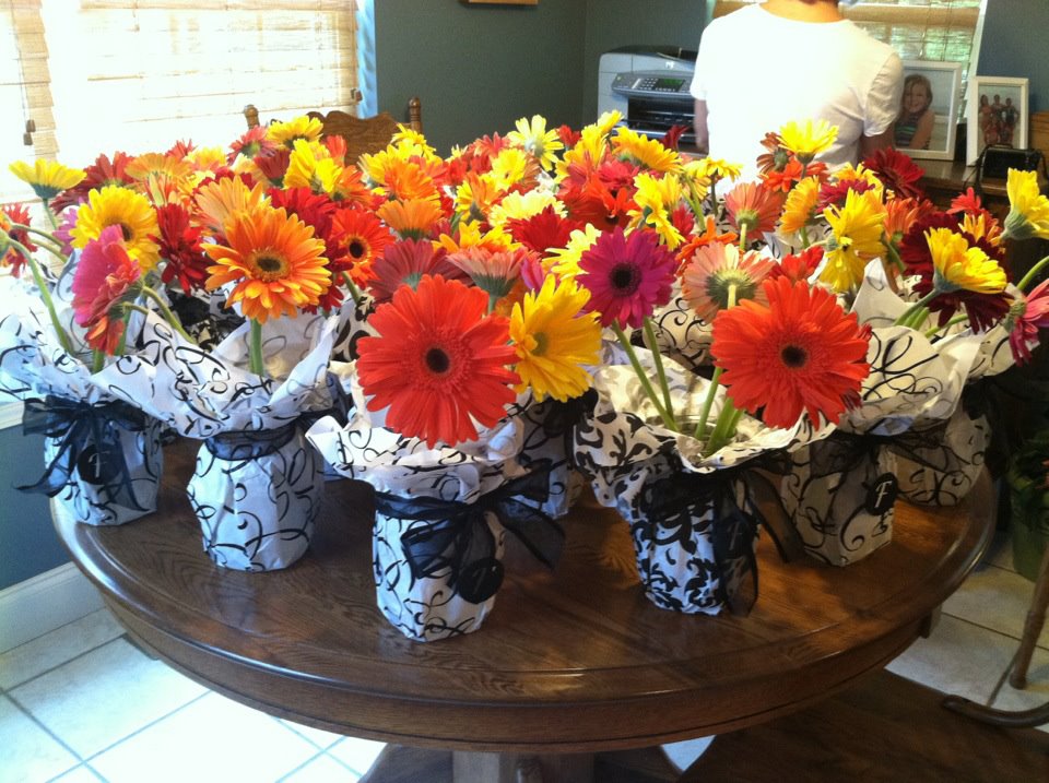 Anything Goes... Tissue Paper Wedding Flower Vases