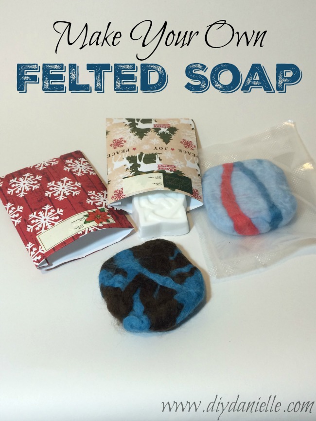 How to make your own felted soap with wool roving for gifts or personal use. These are so much fun to make! Quick and Easy Soap Felting.