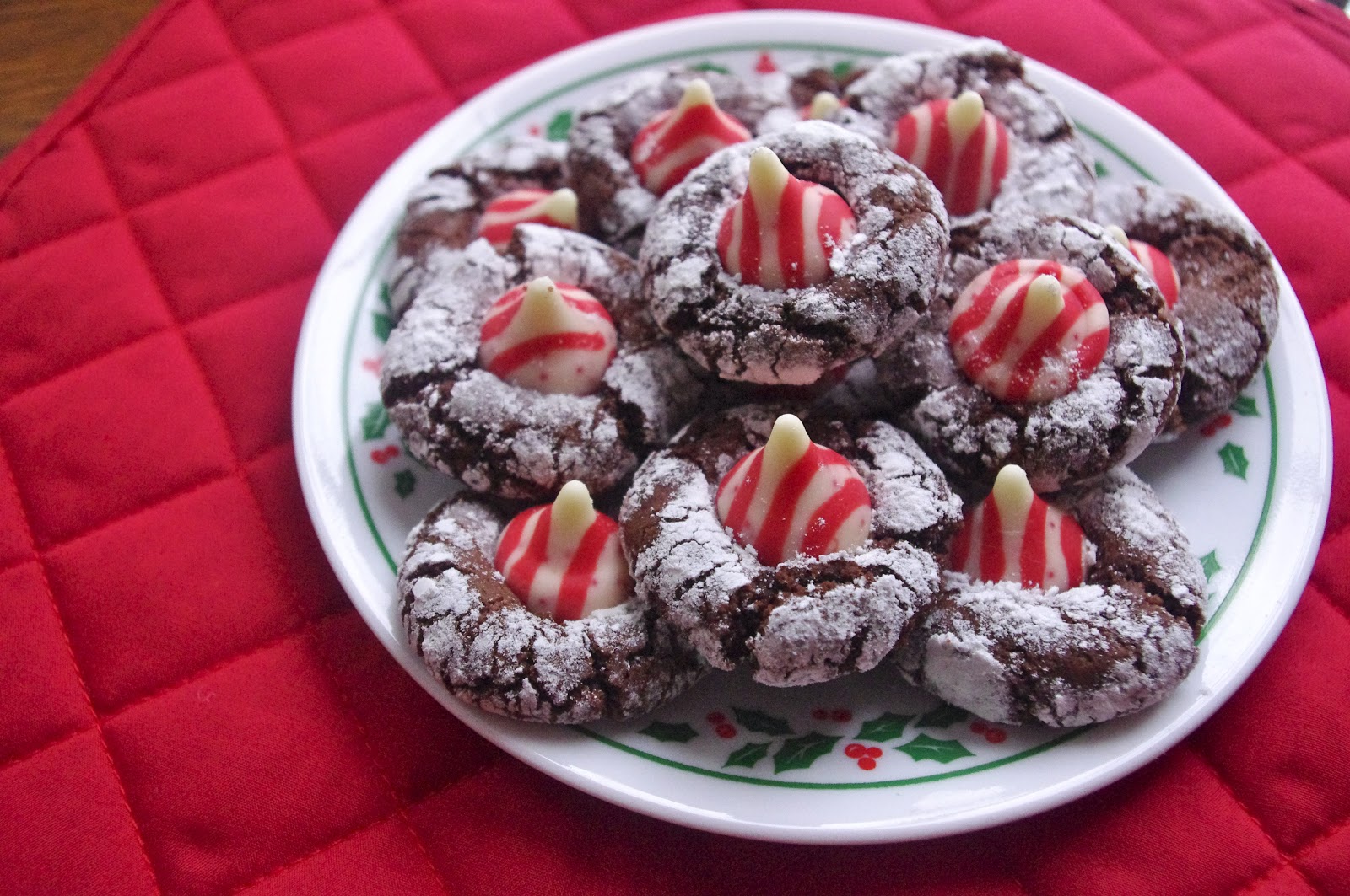 These cookies are so pepperminty wintry delicious that I plan to add