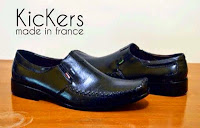 Sepatu Pantofel Pria Kicker Full Black Model Terbaru