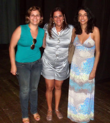Flavia Comitte, Silmara Retti e a escritora Valéria Pollizzi