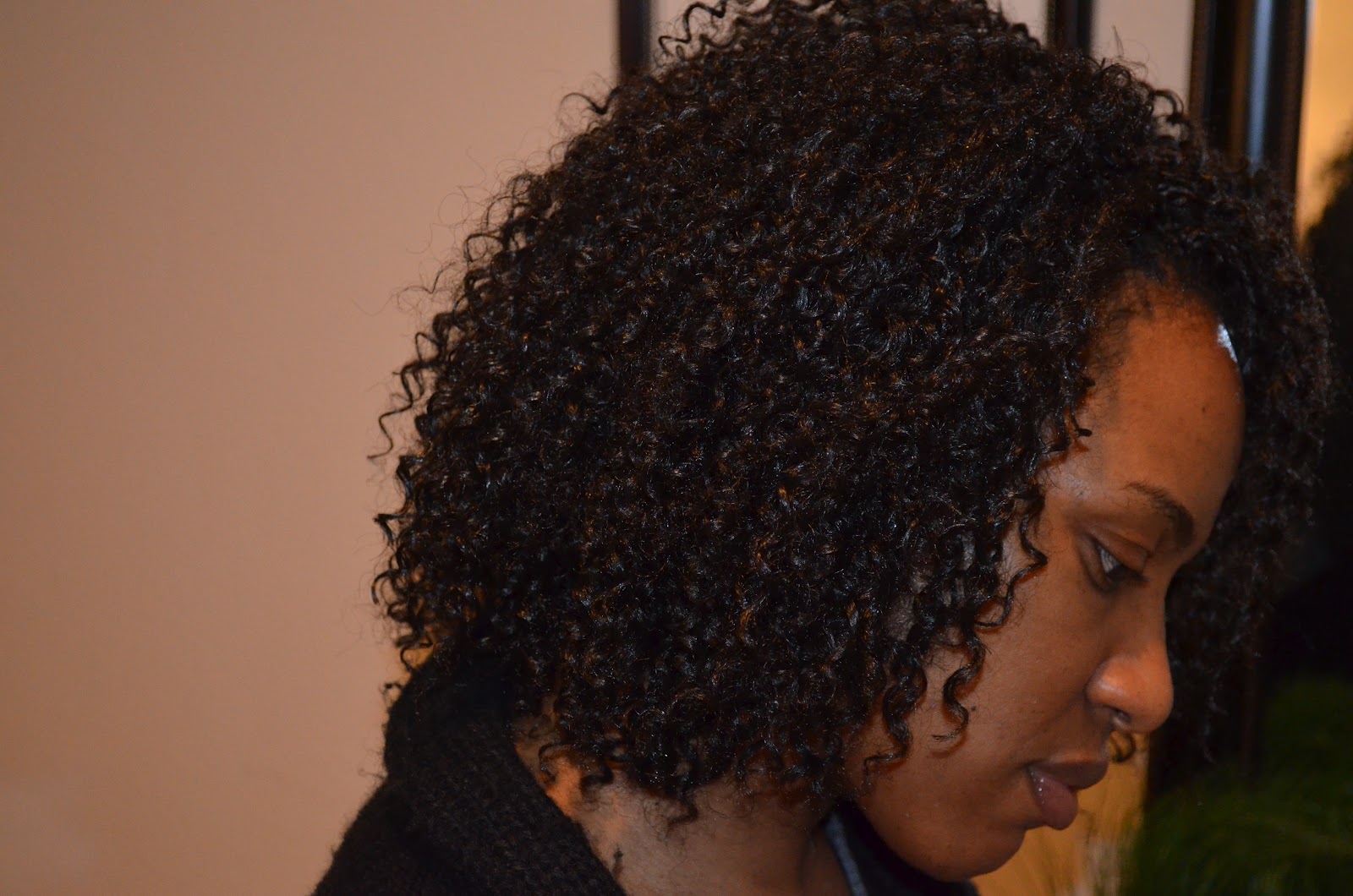 Crochet Braids Wavy Hair Extensions to my own hair,