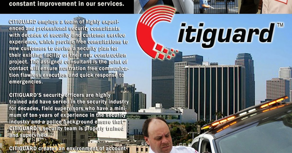 Security Guard Company Los Angeles CitiGuard Security Guard Company in Los Angeles, California