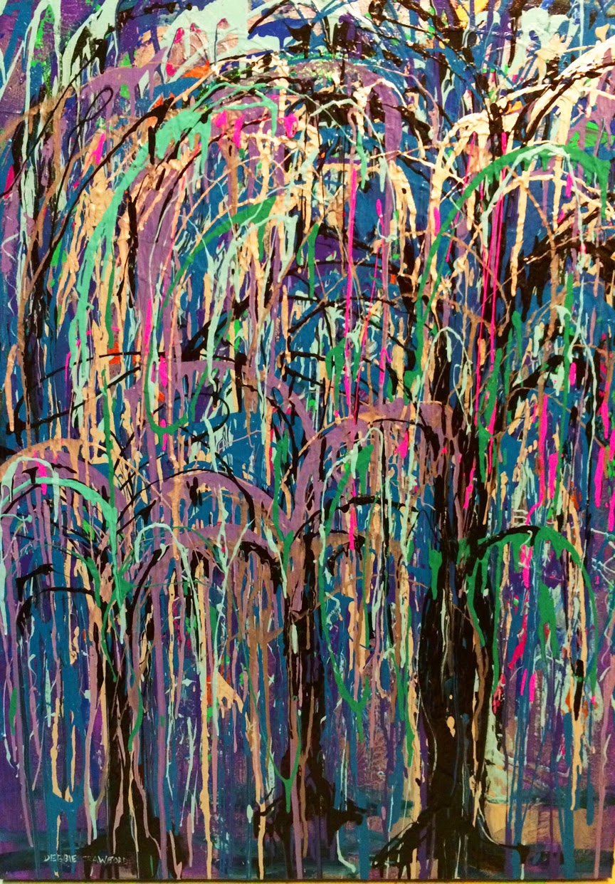 Weeping Willow Painting by Debbie Crawford Debbie Crawford Art