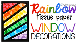 bright spring rainbow window decorations tutorial bright spring rainbow window decorations tutorial