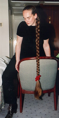 extra long braid hairstyle very Long Hair