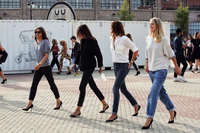 jeans e stiletto
