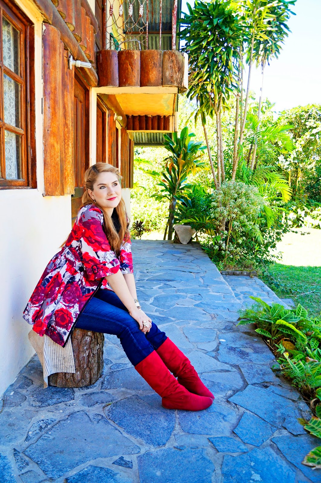Red Boots Outfit