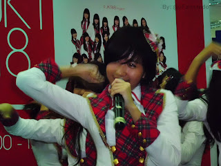 Ghaida JKT48 perform at Sharp event plasa senayan