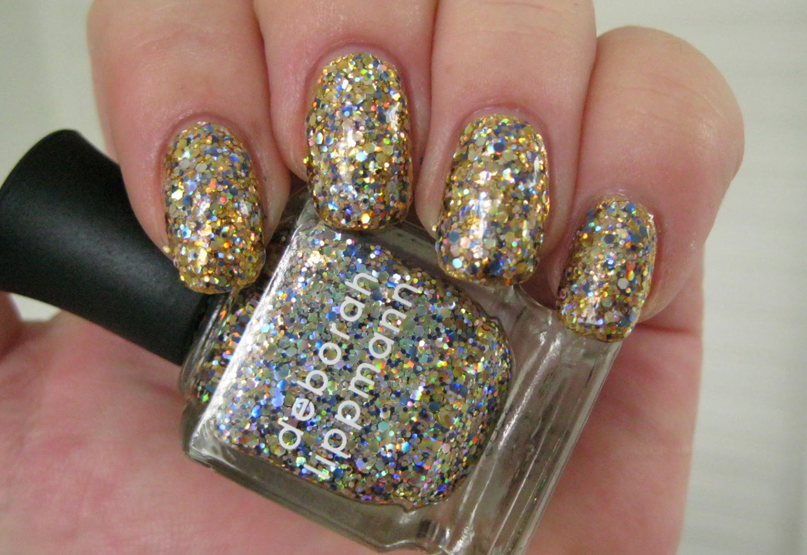 Lacquer Slacker Liz Deborah Lippmann Glitter and be Gay over Zoya Ziv