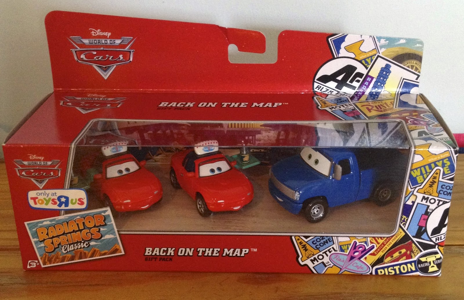 Disney Pixar Cars Back ON The Map Gift Pack Only at Toysrus 2013 NEW