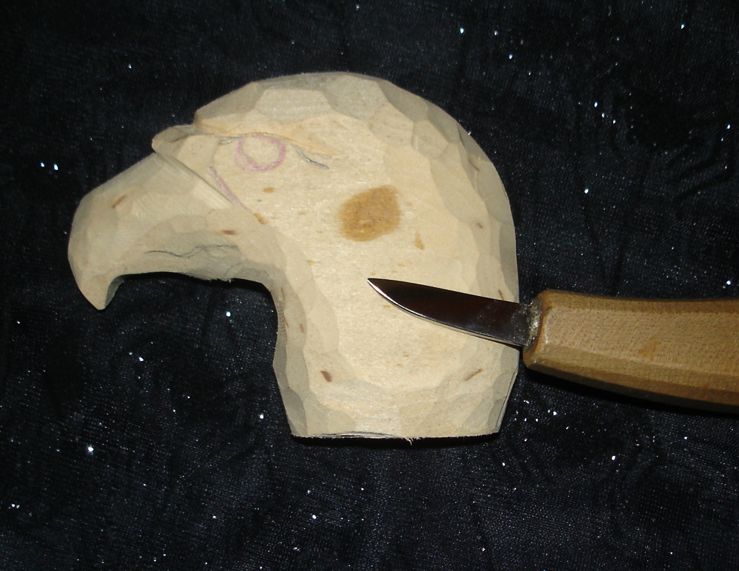 BEGINNERS CARVING CORNER AND BEYOND Carving The eagle Head Walking