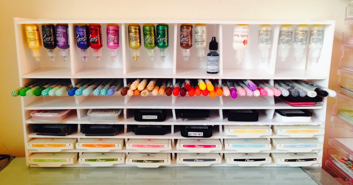 Jane's Craft Corner Stamp Pad Storage