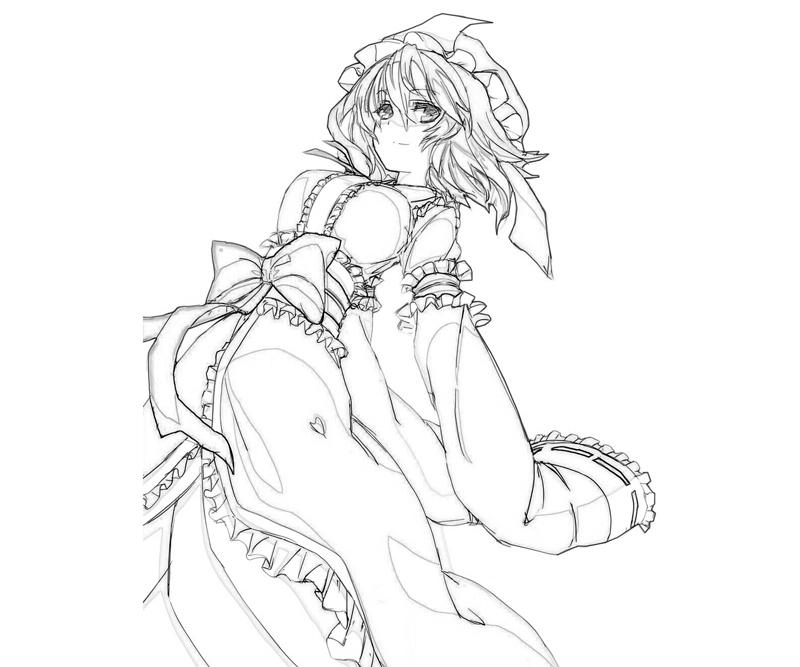 Zombie Princess Coloring Pages : Yuyuko saigyouji zombie jozztweet Zombie Princess Coloring Pages : Yuyuko saigyouji zombie jozztweet