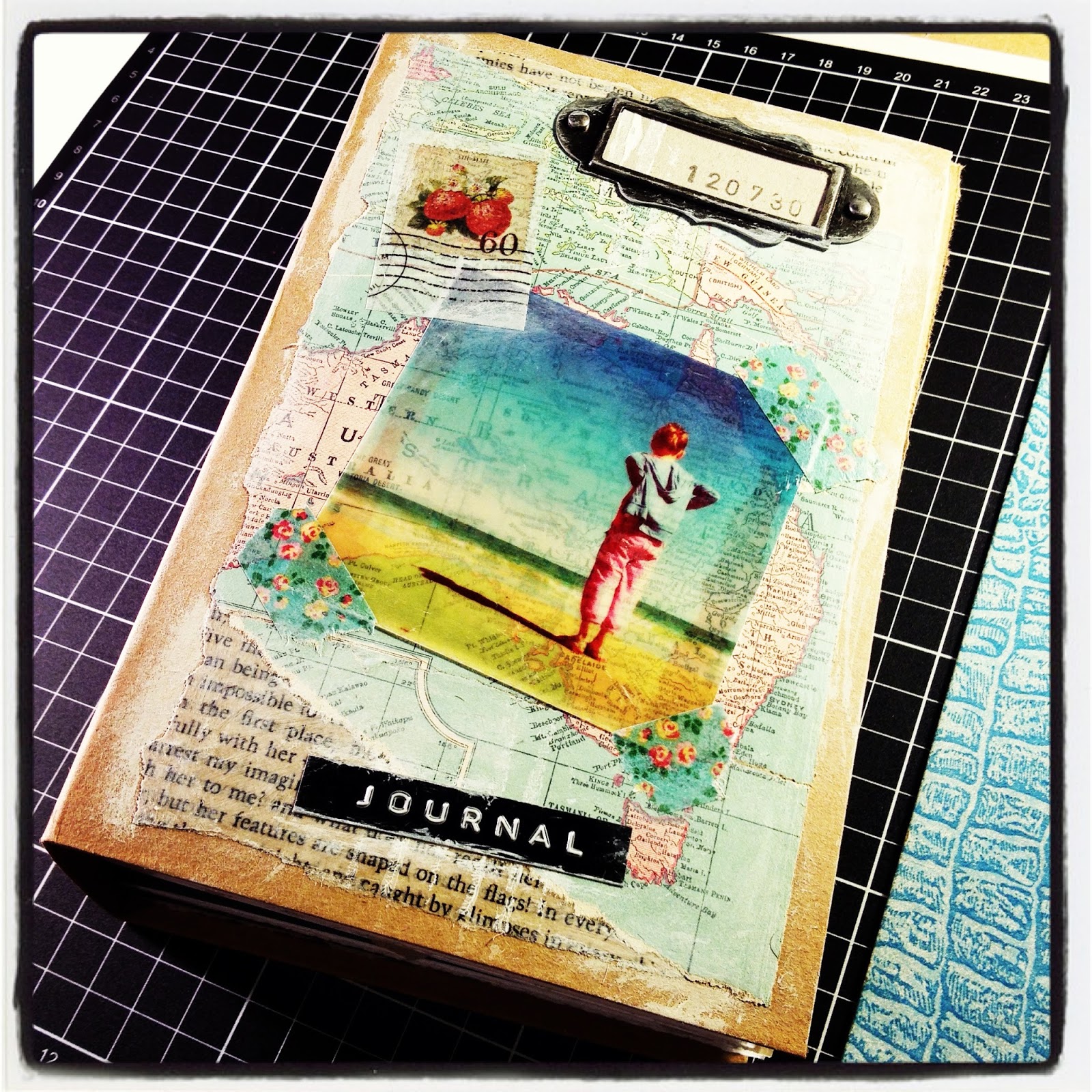 Paisley and Brown Paper Cereal Box Journal Part 2