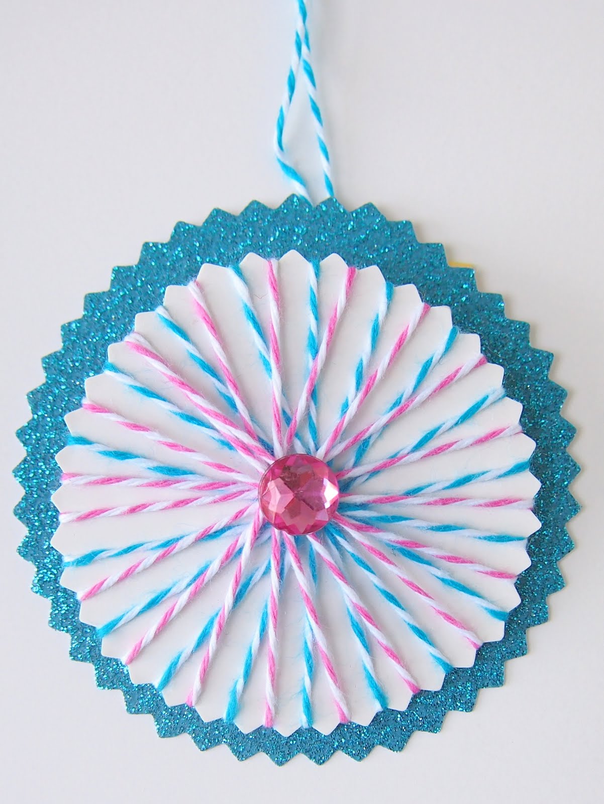 The Tiny Funnel Christmas String Ornaments