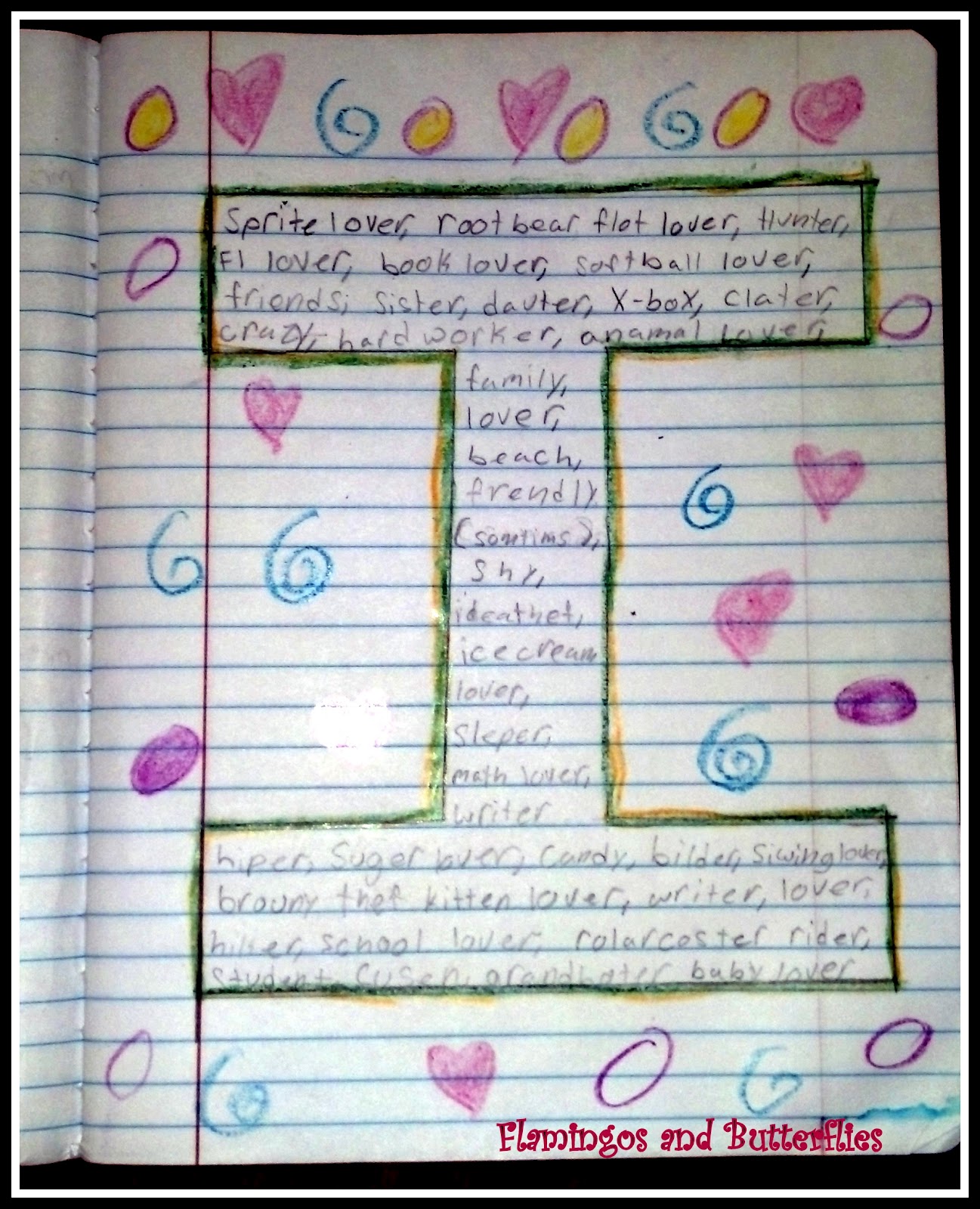 Flamingos And Butterflies Falling In Love