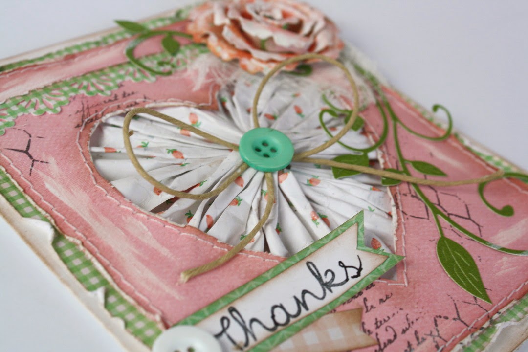 Such a Pretty Mess Gathered Paper VIDEO TUTORIAL {Card Making Watch the Process}
