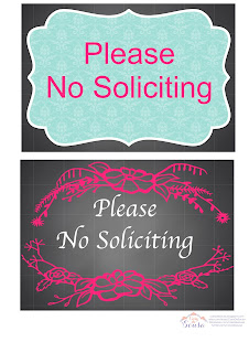 Lively image with regard to no soliciting printable Simplicity image with regard to no soliciting printable