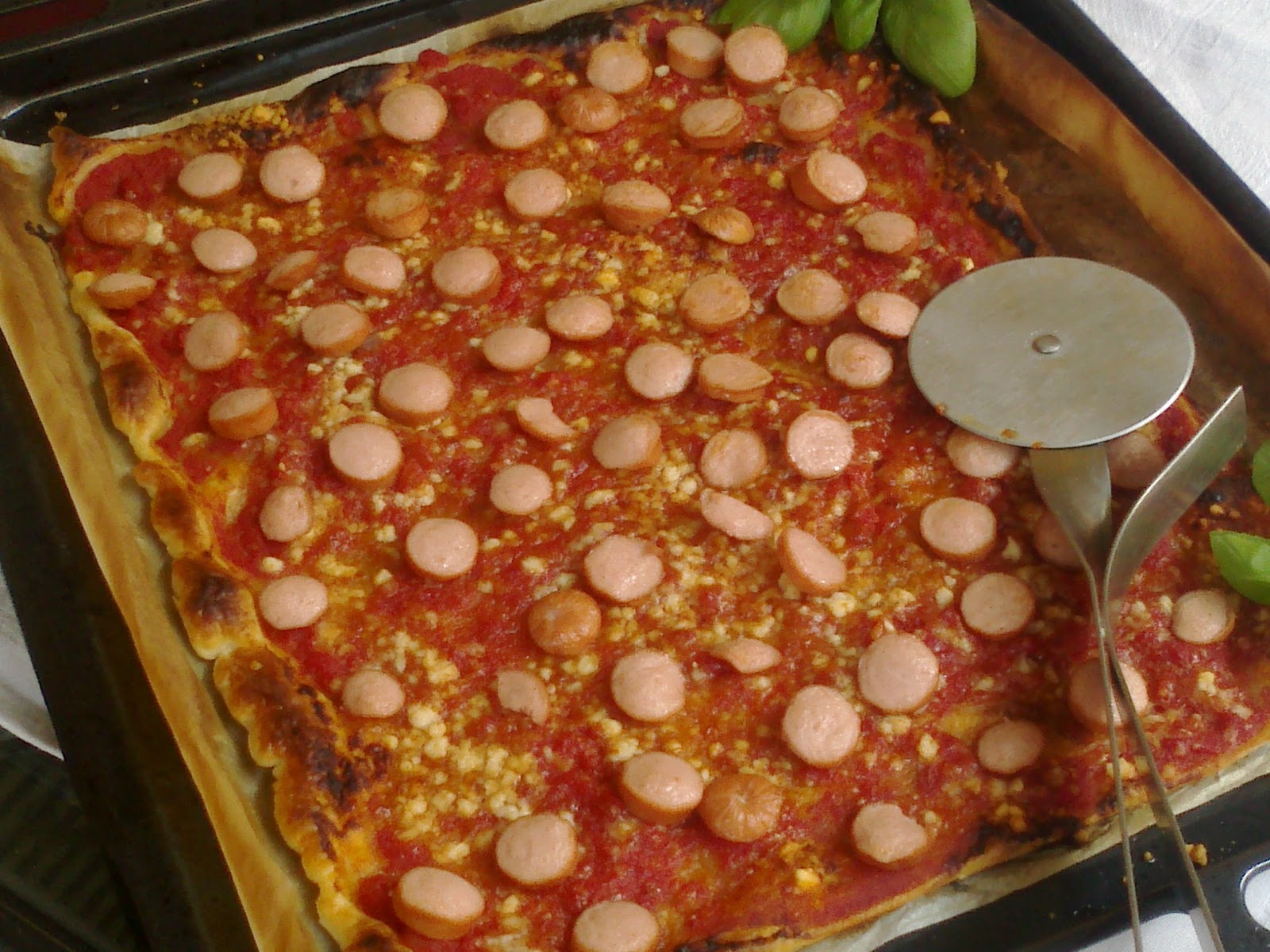 Cavoli a Merenda Pizza leggera di pasta sfoglia integrale