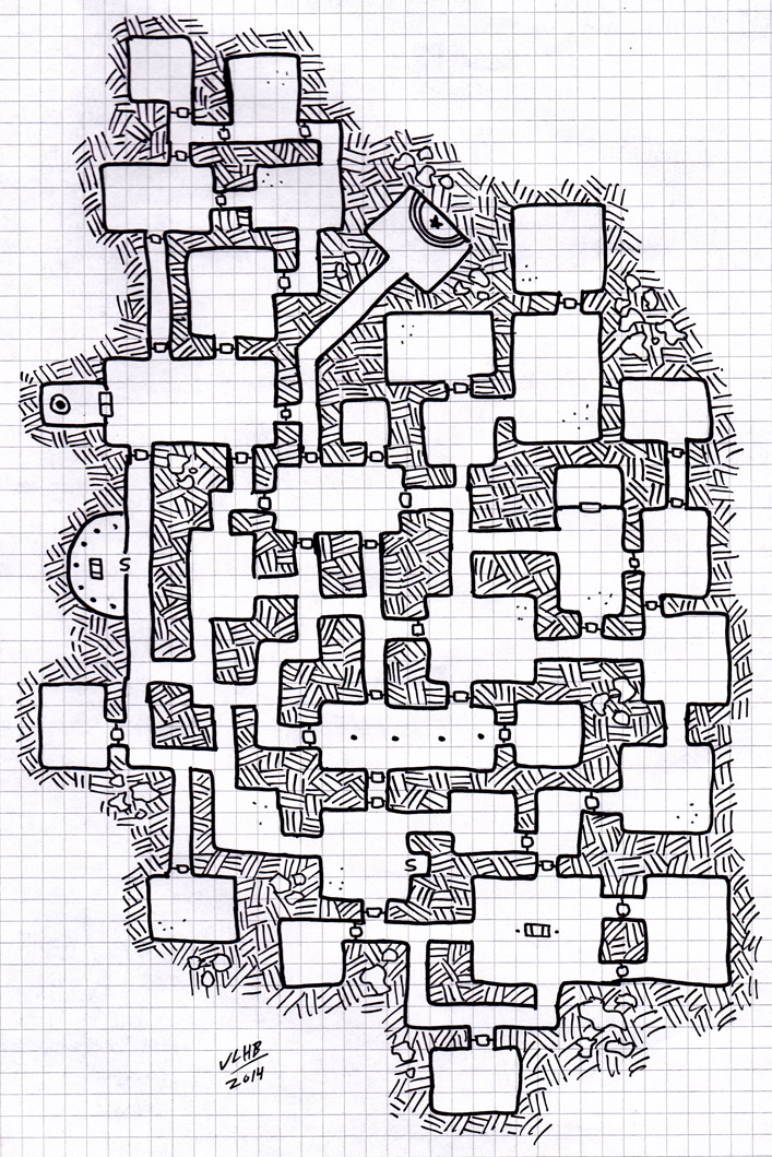 bernie the flumph july 2014 d d graph paper
