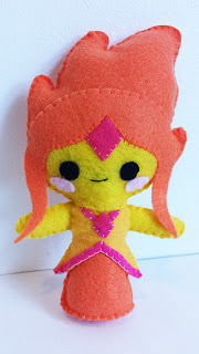 How to Make an Adventure Time Flame Princess plushie tutorial