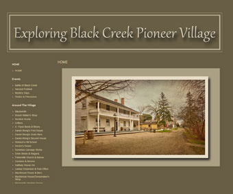 MY COLLECTION OF BLACK CREEK PIONEER VILLAGE PHOTOGRAPHS