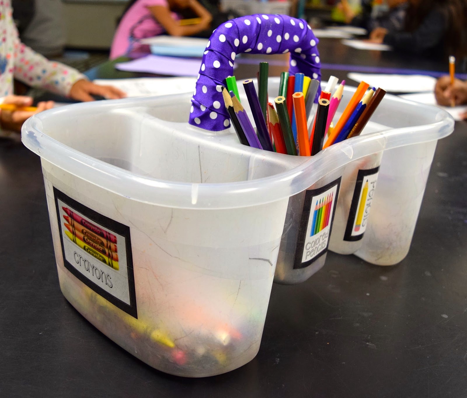 Check your buckets! Art with Mrs. Nguyen