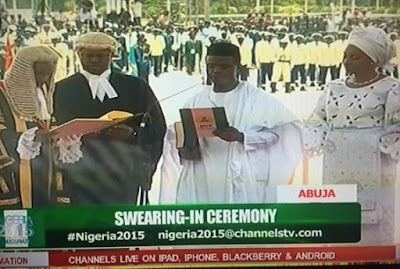  Photos: Prof Yemi Osinbajo sworn in as Vice President of Nigeria 