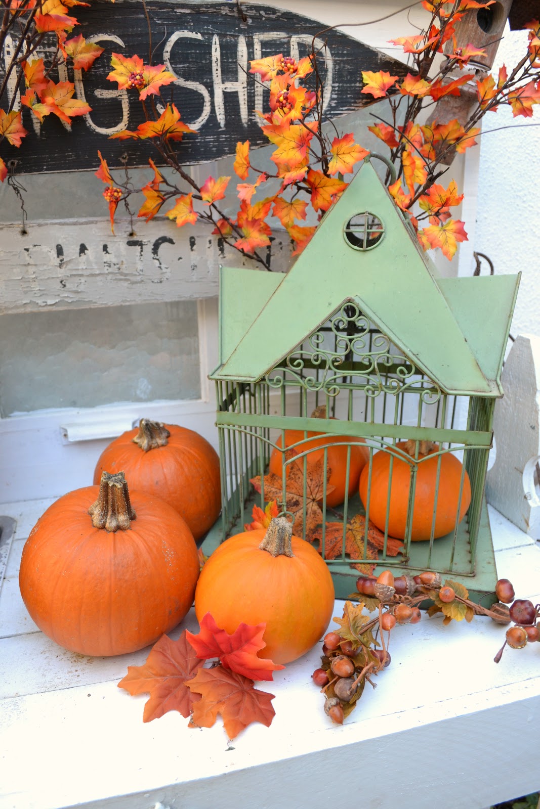 My Painted Garden Painting A Vintage Bird Cage