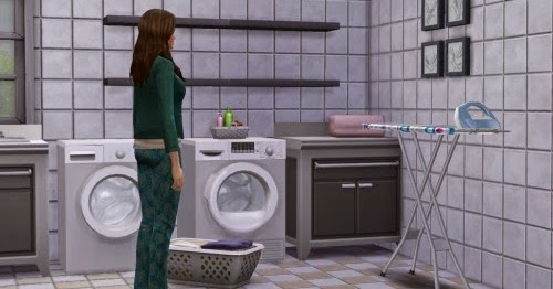 My Sims 4 Blog: Simple Laundry Room by MySimsWorld