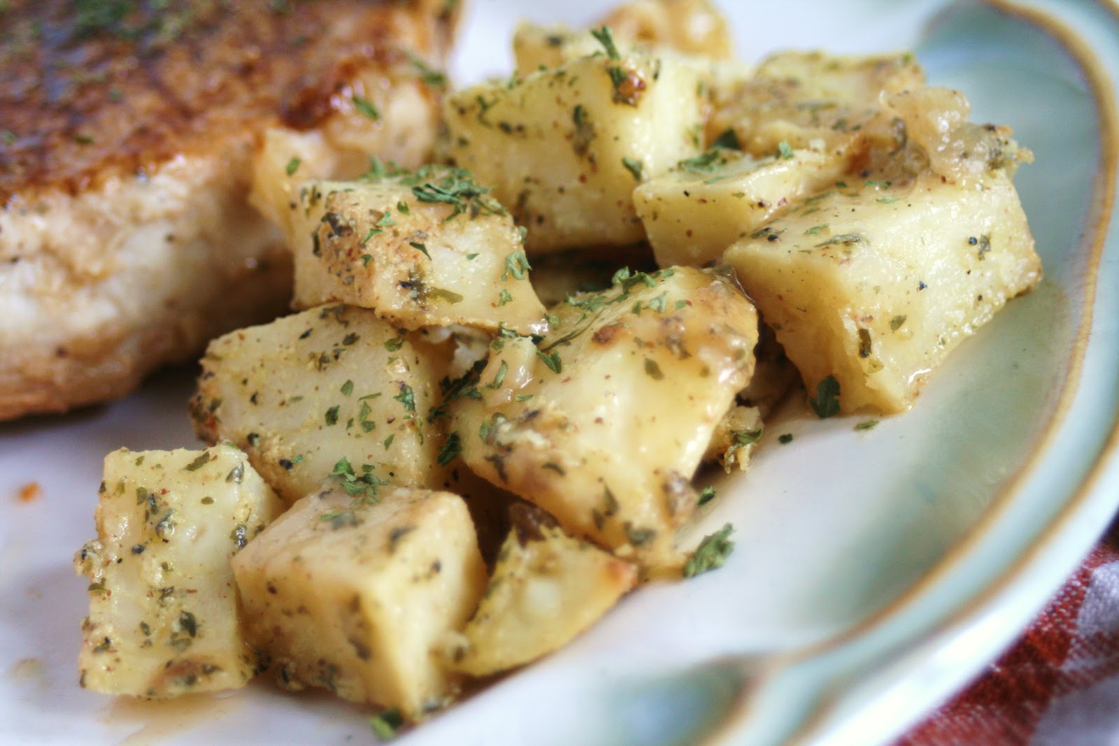 I Thee Cook Roasted Dijon Potatoes