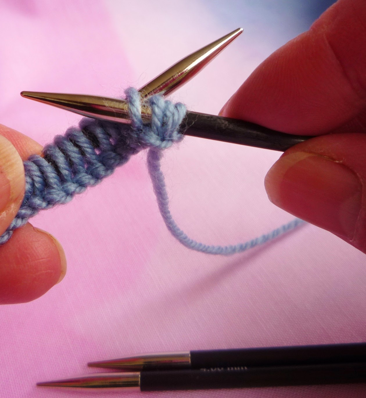 the Creations of Crazy Dazy tips for double pointed needles