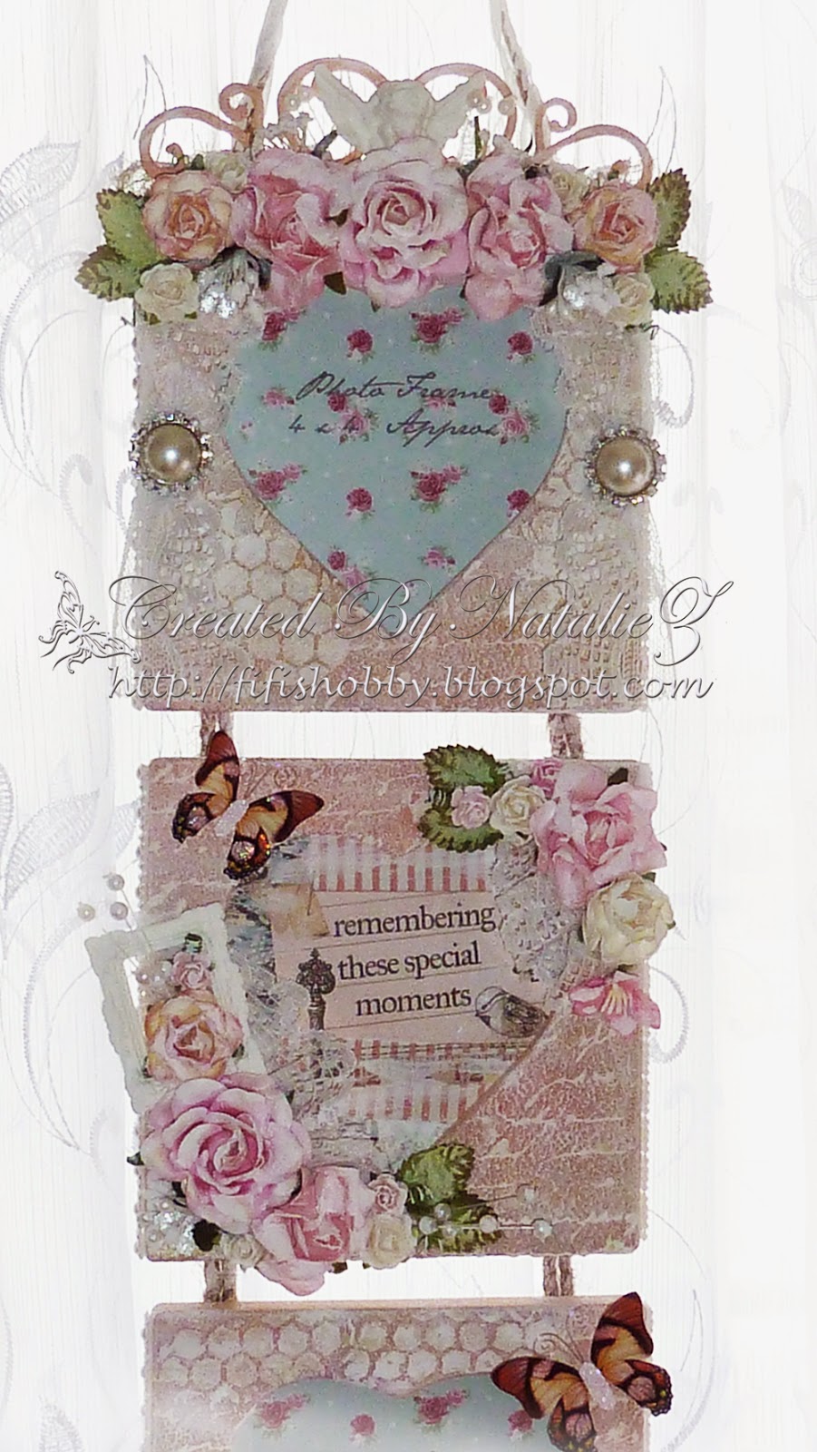 My Creativity Life! Shabby Chic Photo Frame + Card..