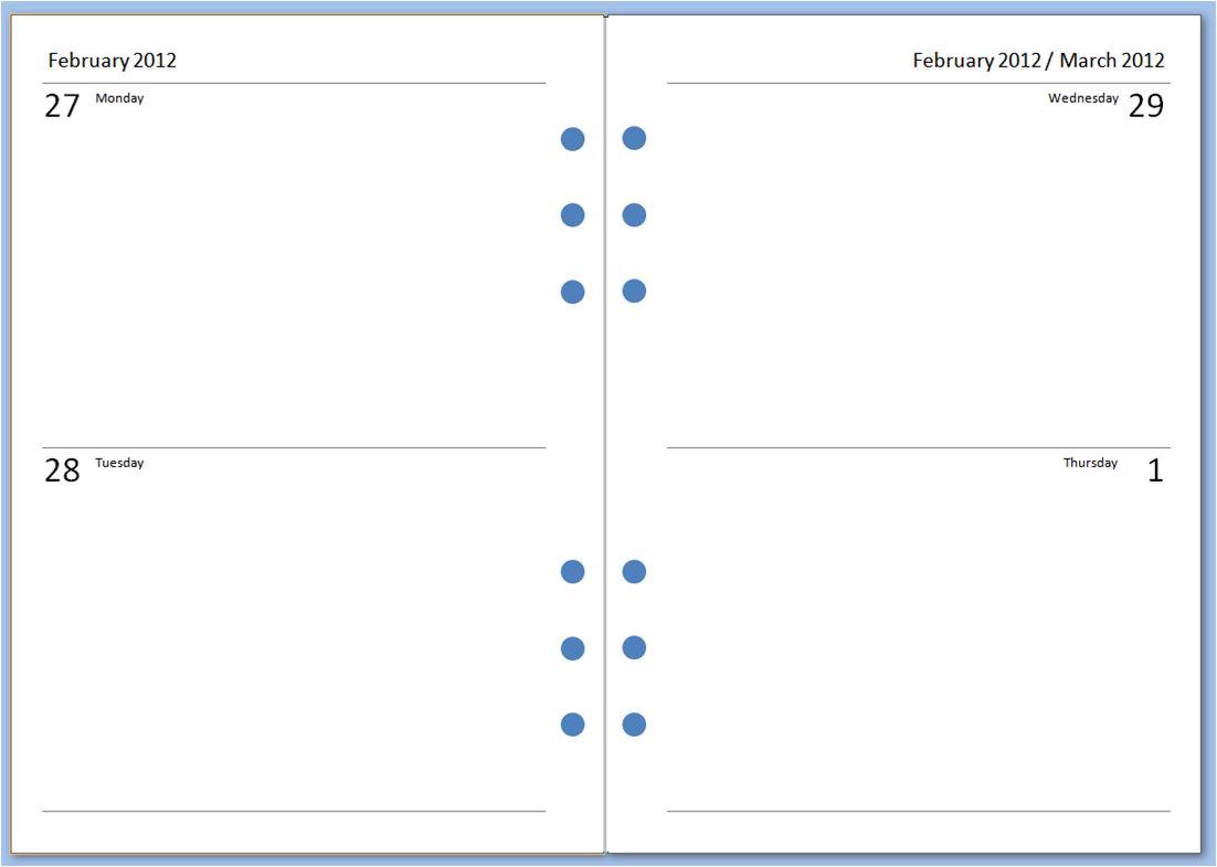 a5 template