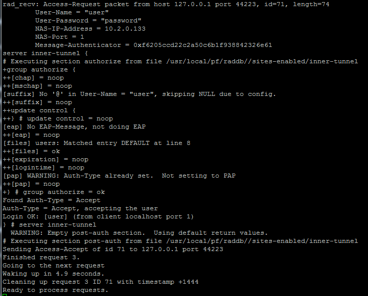 School Sysadmin PacketFence Configuration