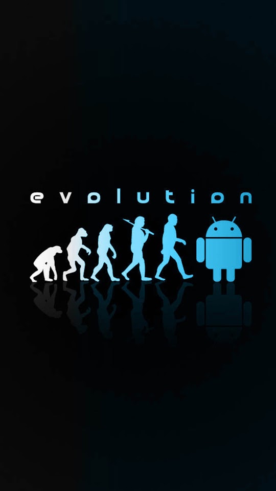 Android Evolution Neon Blue  Android Best Wallpaper