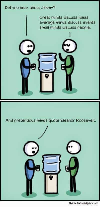pretentious minds quote eleanor roosevelt pretentious minds quote eleanor roosevelt