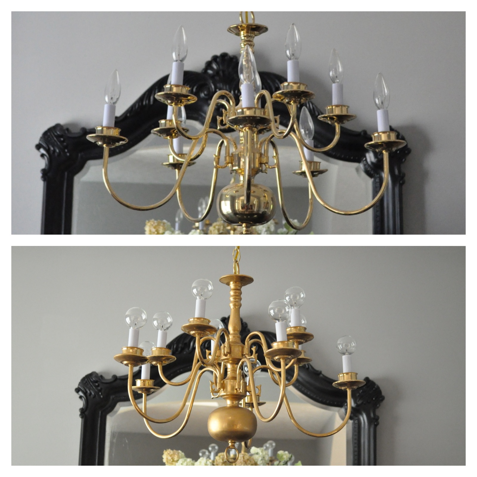Easy Chandelier Update Emily Ann Interiors